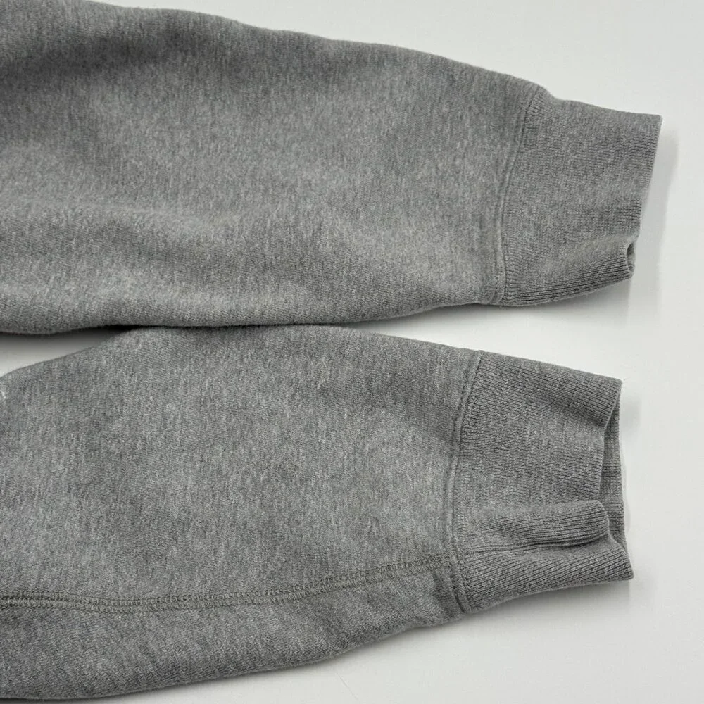Nike Gray Pullover Hoodie Sweatshirt Mens Small Hooded Logo Missing Drawstring